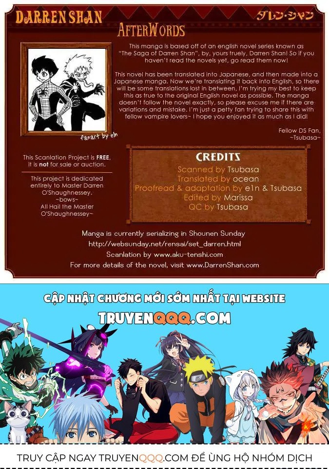 Darren Shan - Gánh Xiếc Quái Dị Chương 1 - Trang 75