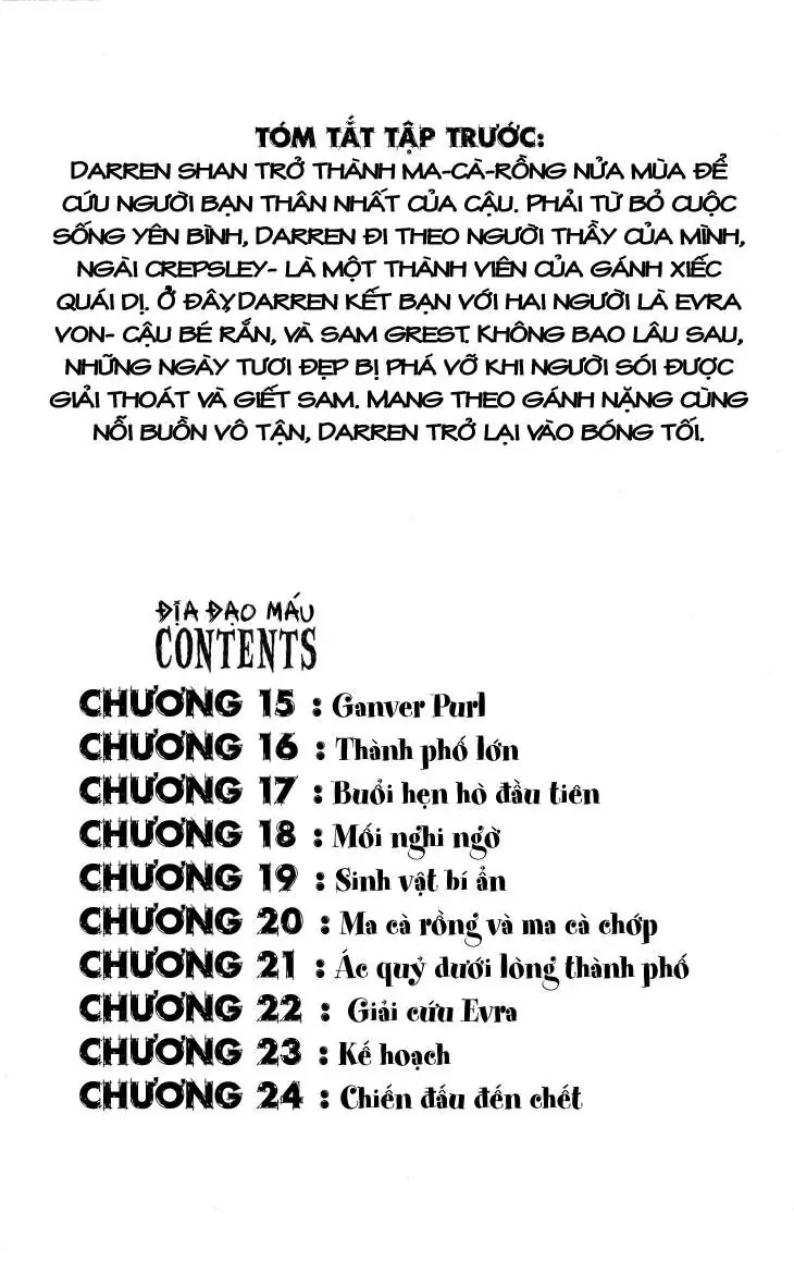 Darren Shan - Gánh Xiếc Quái Dị Chương 15 - Trang 2