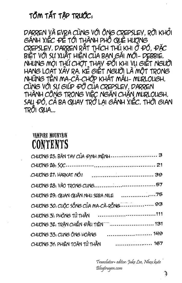 Darren Shan - Gánh Xiếc Quái Dị Chương 25 - Trang 4