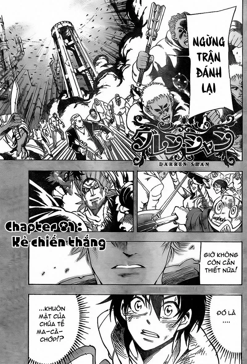 Darren Shan - Gánh Xiếc Quái Dị Chương 81 - Trang 3