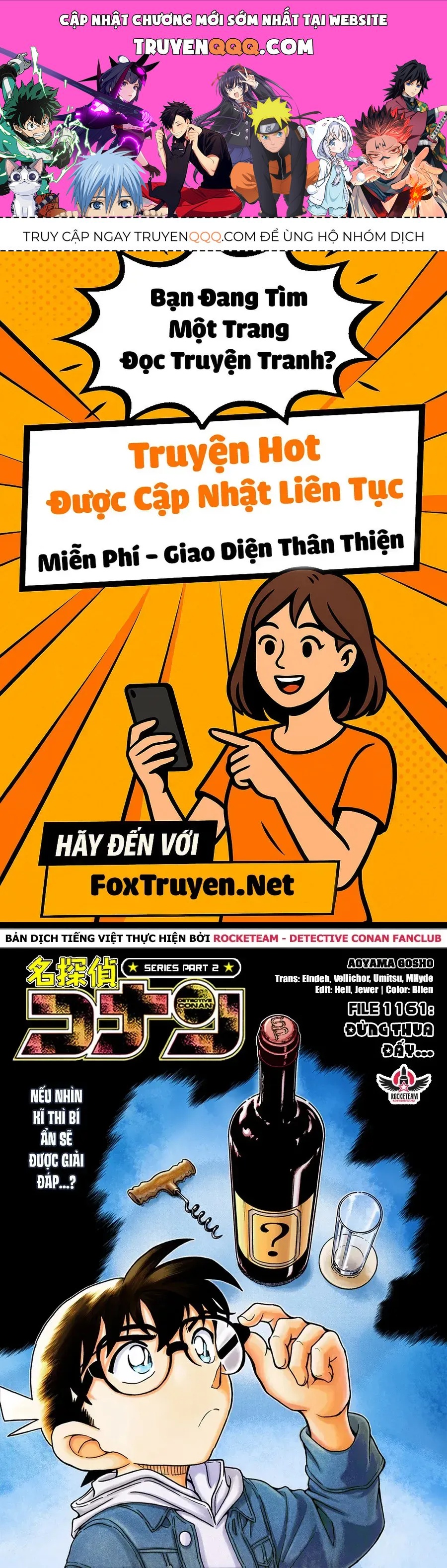 Thám Tử Conan Chap 1161 - Next Chap 1160