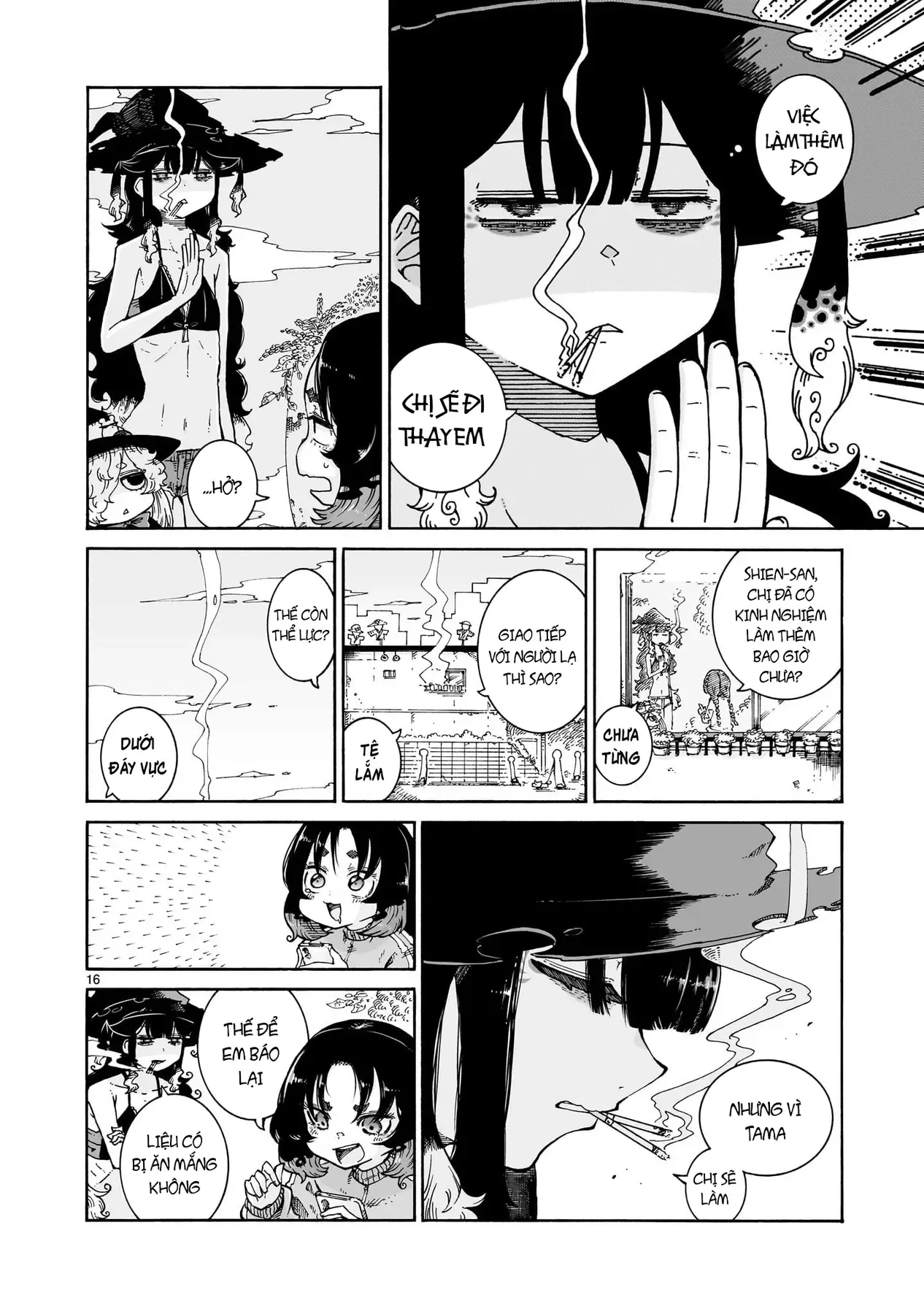 Majo To Kyurasu - Phù Thủy Phê Pha - Chương 12.2 - Trang 16