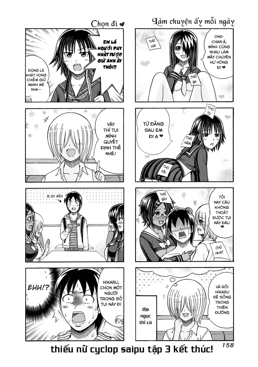 Cyclops Shoujo Saipu (Cô Em Gái Khổng Lồ) Chap 113 - Next Chap 112