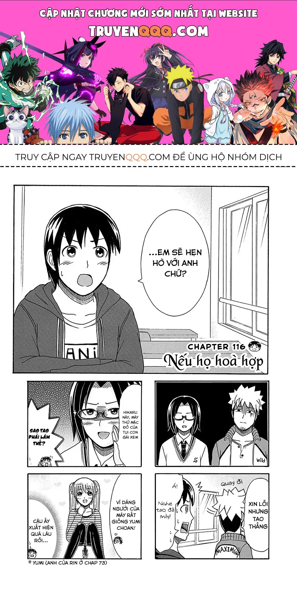 Cyclops Shoujo Saipu (Cô Em Gái Khổng Lồ) Chap 116 - Next Chap 115