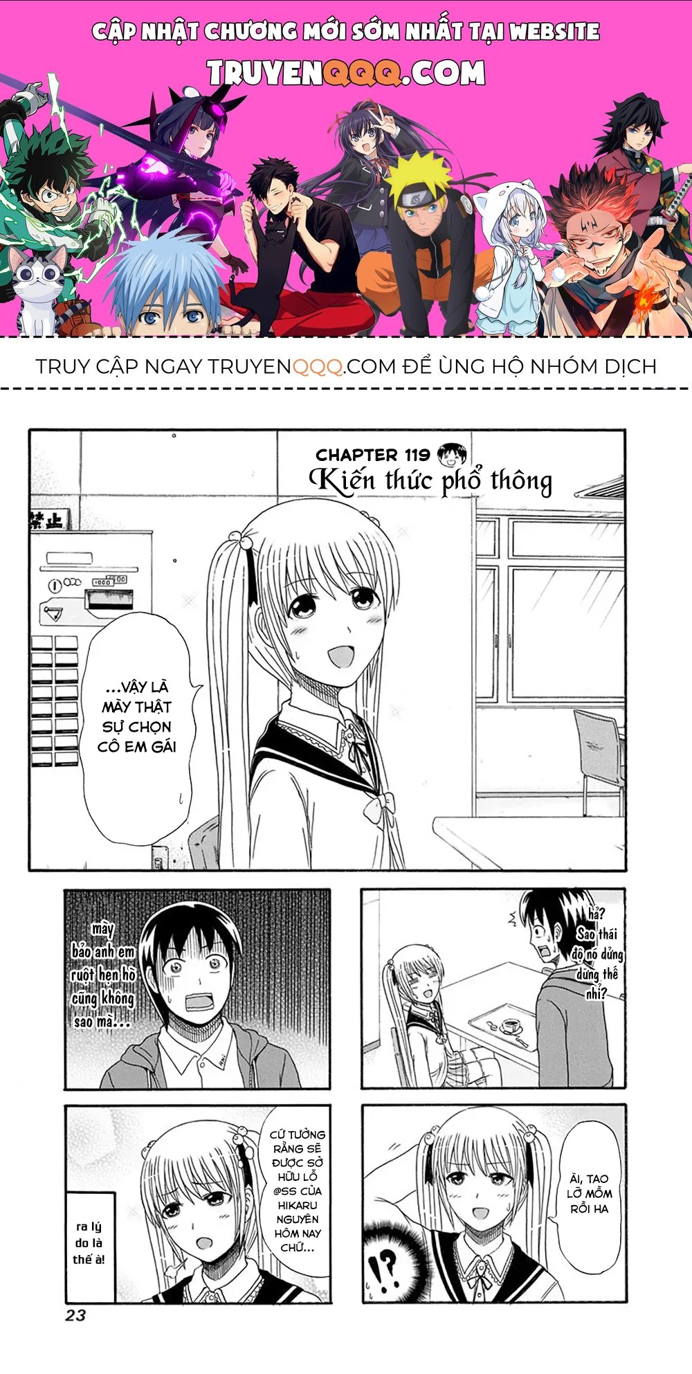 Cyclops Shoujo Saipu (Cô Em Gái Khổng Lồ) Chap 119 - Next Chap 118
