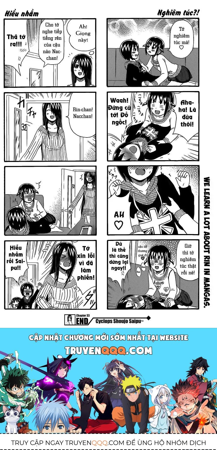 Cyclops Shoujo Saipu (Cô Em Gái Khổng Lồ) Chap 33 - Next Chap 32