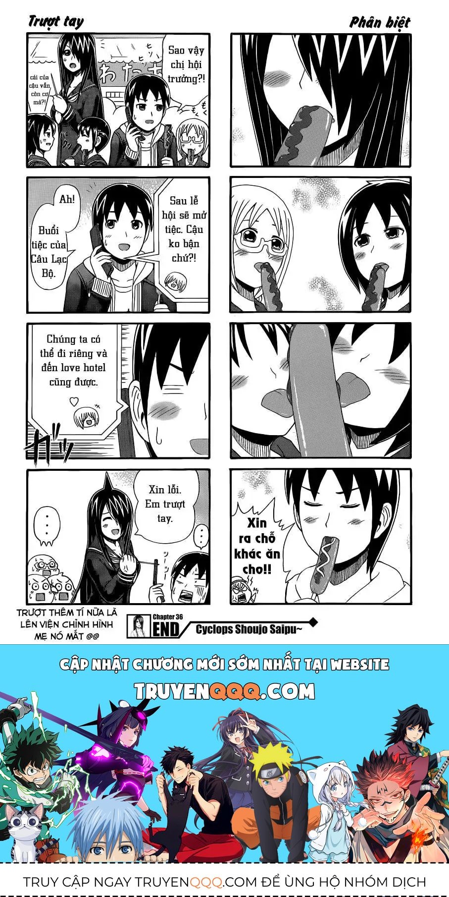 Cyclops Shoujo Saipu (Cô Em Gái Khổng Lồ) Chap 36 - Next Chap 35