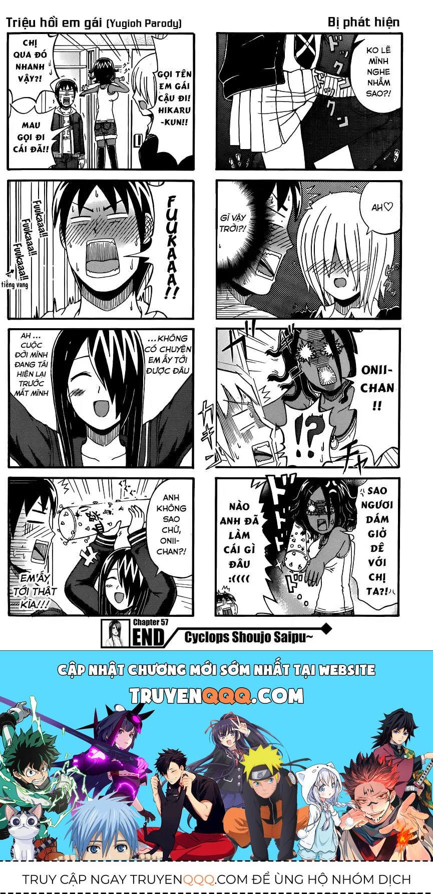 Cyclops Shoujo Saipu (Cô Em Gái Khổng Lồ) Chap 57 - Next Chap 56