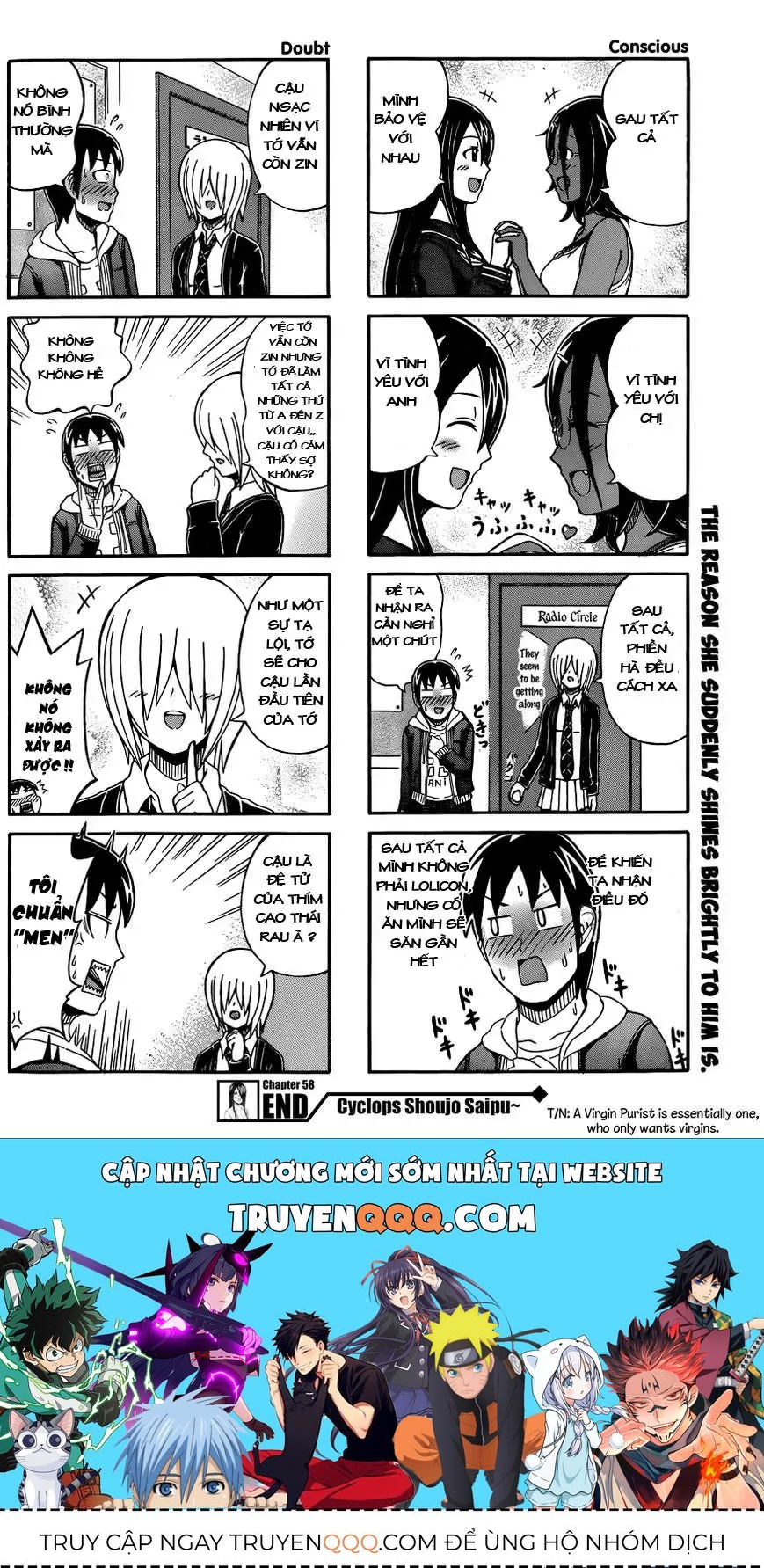 Cyclops Shoujo Saipu (Cô Em Gái Khổng Lồ) Chap 58 - Next Chap 57