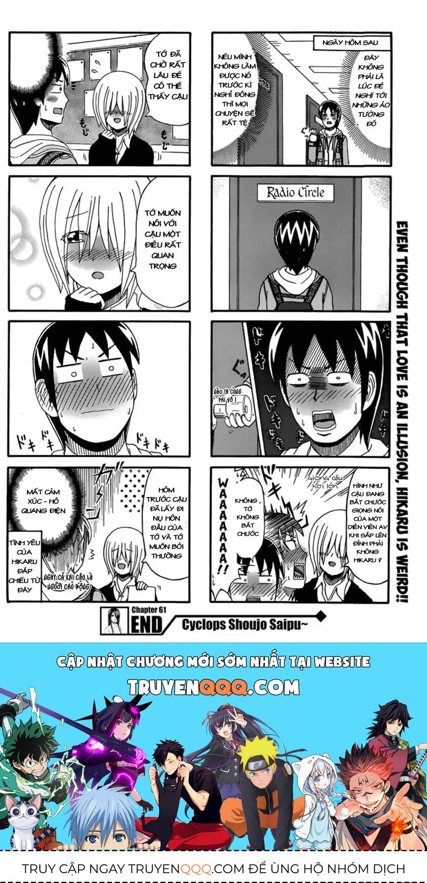 Cyclops Shoujo Saipu (Cô Em Gái Khổng Lồ) Chap 61 - Next Chap 60