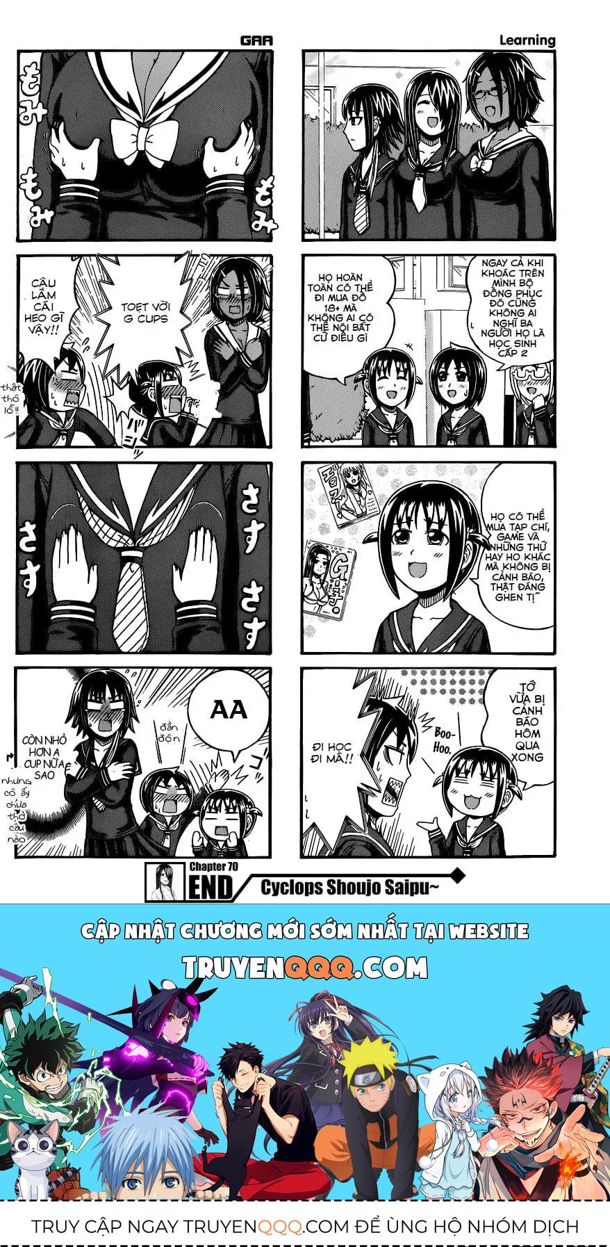 Cyclops Shoujo Saipu (Cô Em Gái Khổng Lồ) Chap 70 - Next Chap 69