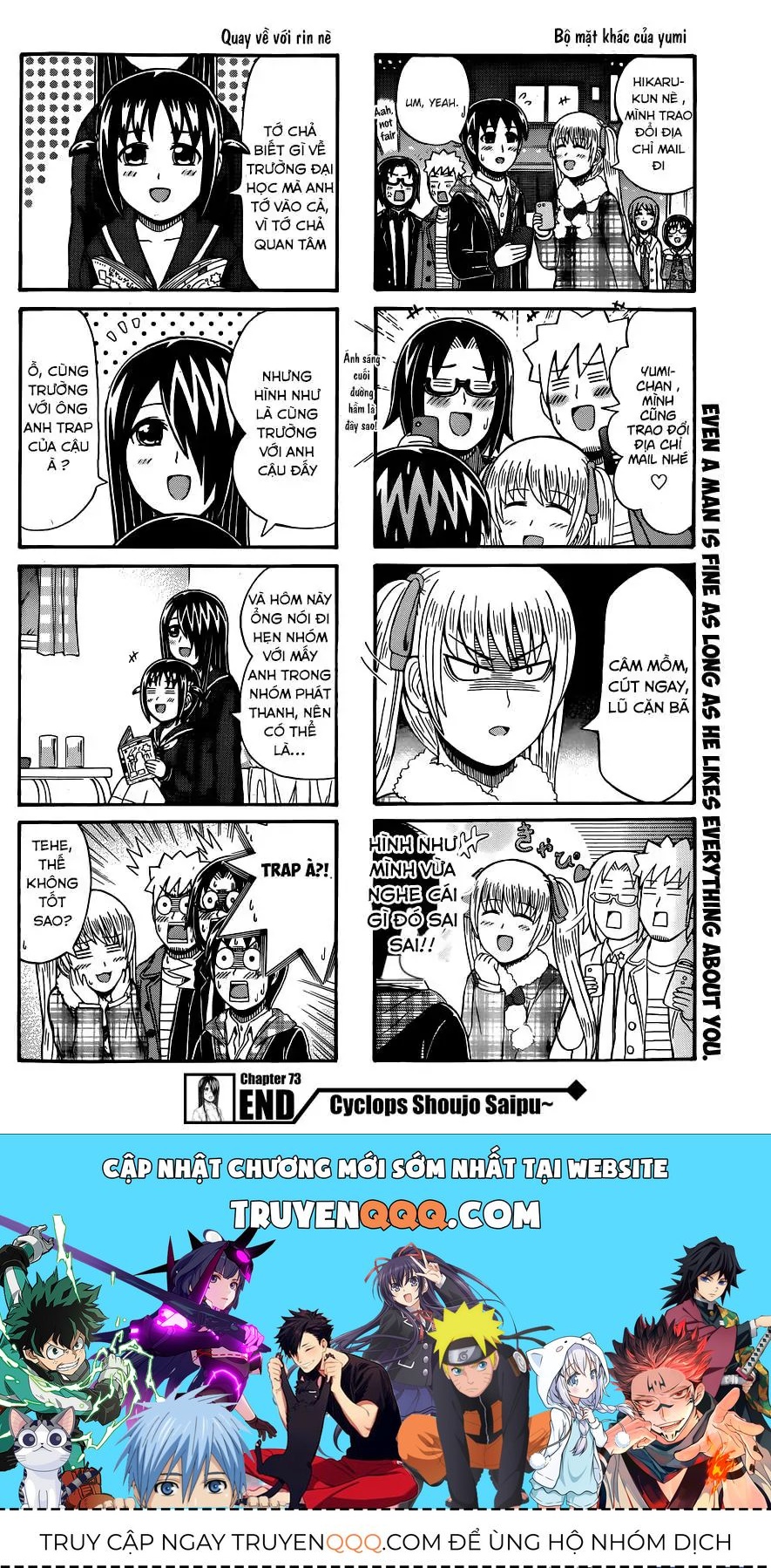 Cyclops Shoujo Saipu (Cô Em Gái Khổng Lồ) Chap 73 - Next Chap 72