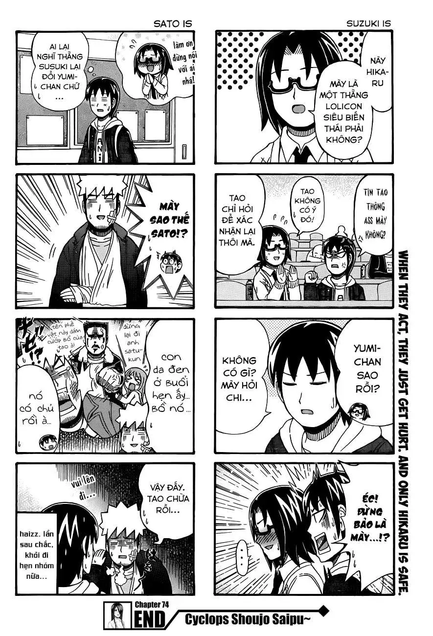 Cyclops Shoujo Saipu (Cô Em Gái Khổng Lồ) Chap 74 - Next Chap 73