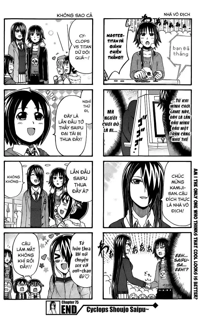 Cyclops Shoujo Saipu (Cô Em Gái Khổng Lồ) Chap 75 - Next Chap 74