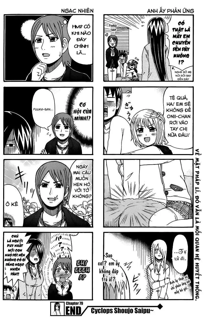 Cyclops Shoujo Saipu (Cô Em Gái Khổng Lồ) Chap 79 - Next Chap 78