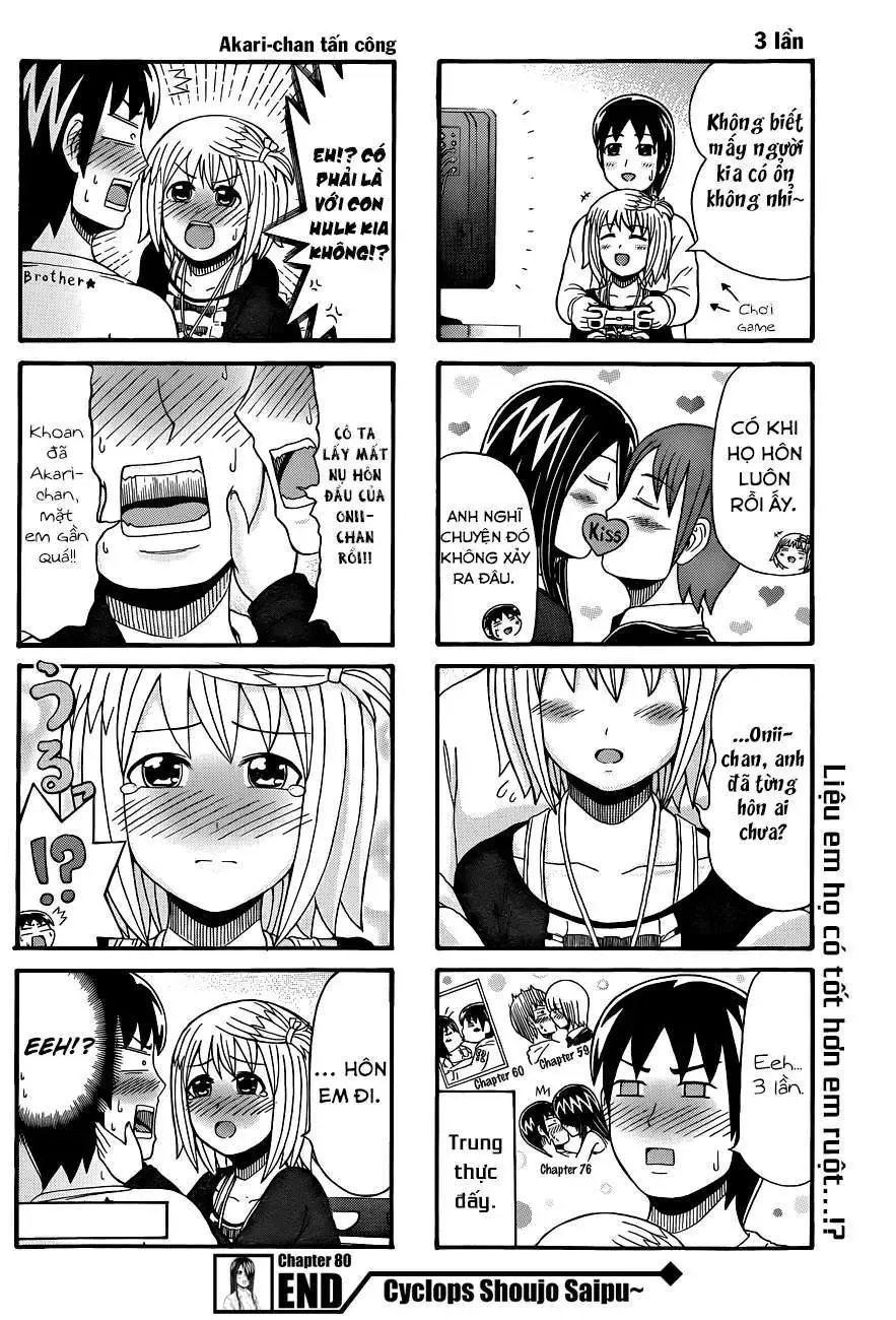 Cyclops Shoujo Saipu (Cô Em Gái Khổng Lồ) Chap 80 - Next Chap 79