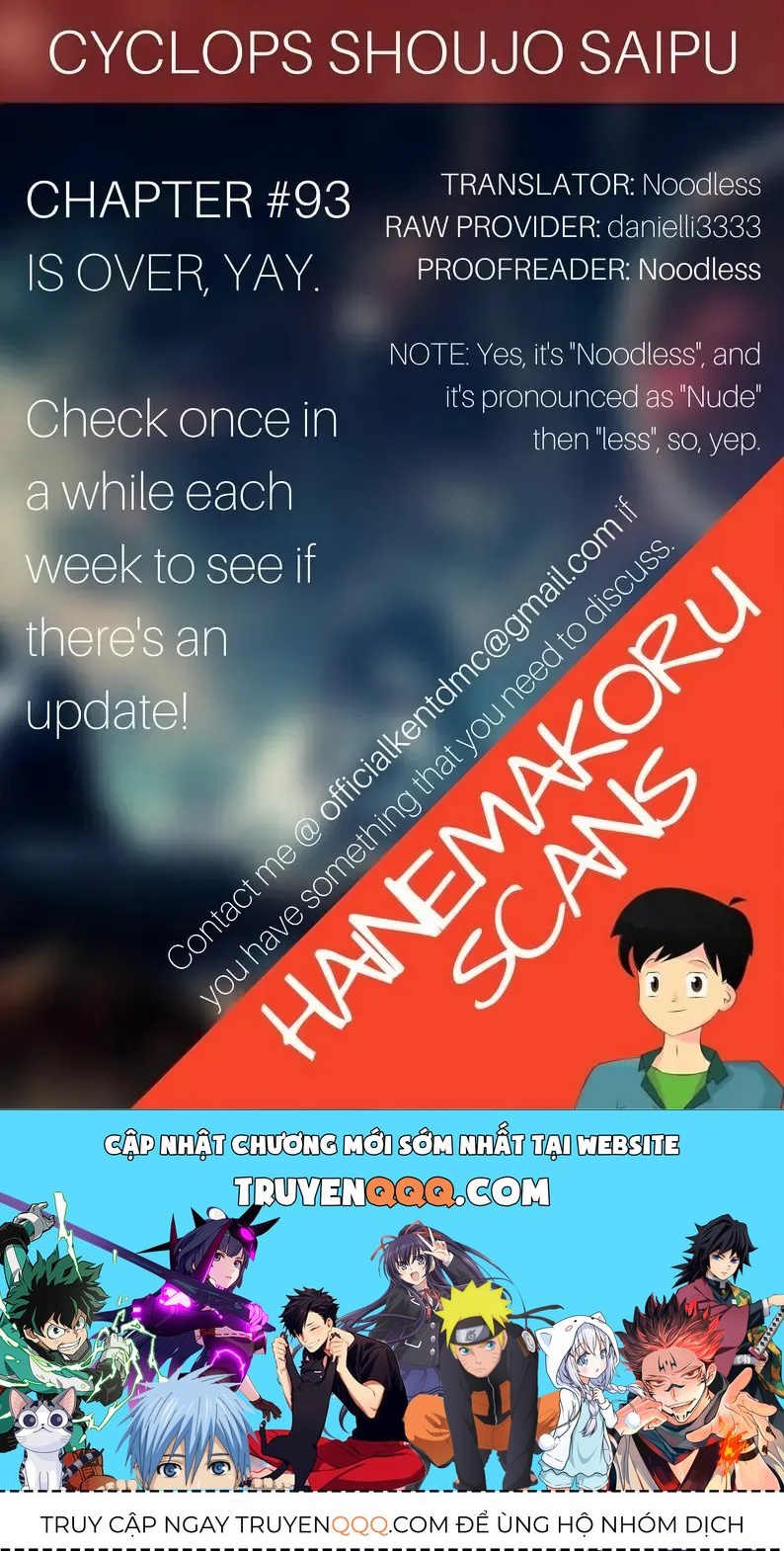 Cyclops Shoujo Saipu (Cô Em Gái Khổng Lồ) Chap 93 - Next Chap 92
