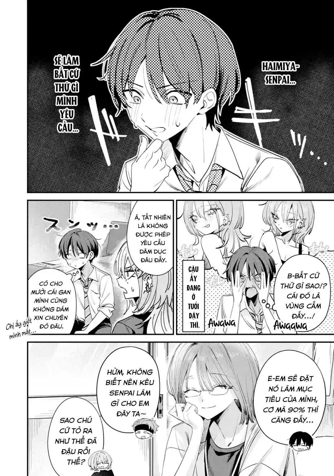 Haimiya-Senpai Không Chỉ Đáng Sợ Mà Còn Dễ Thương [Chap 26] — trang 4