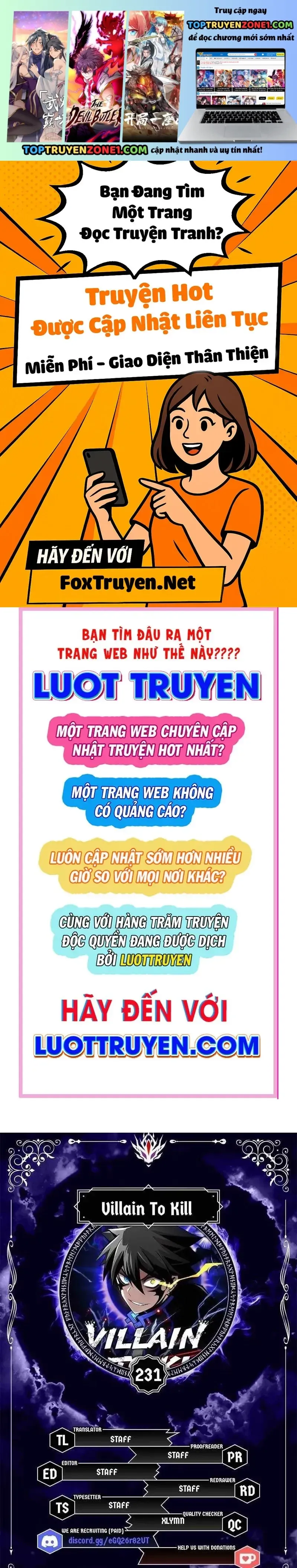 Tiêu Diệt Ác Nhân [Chap 230-231] — trang 1