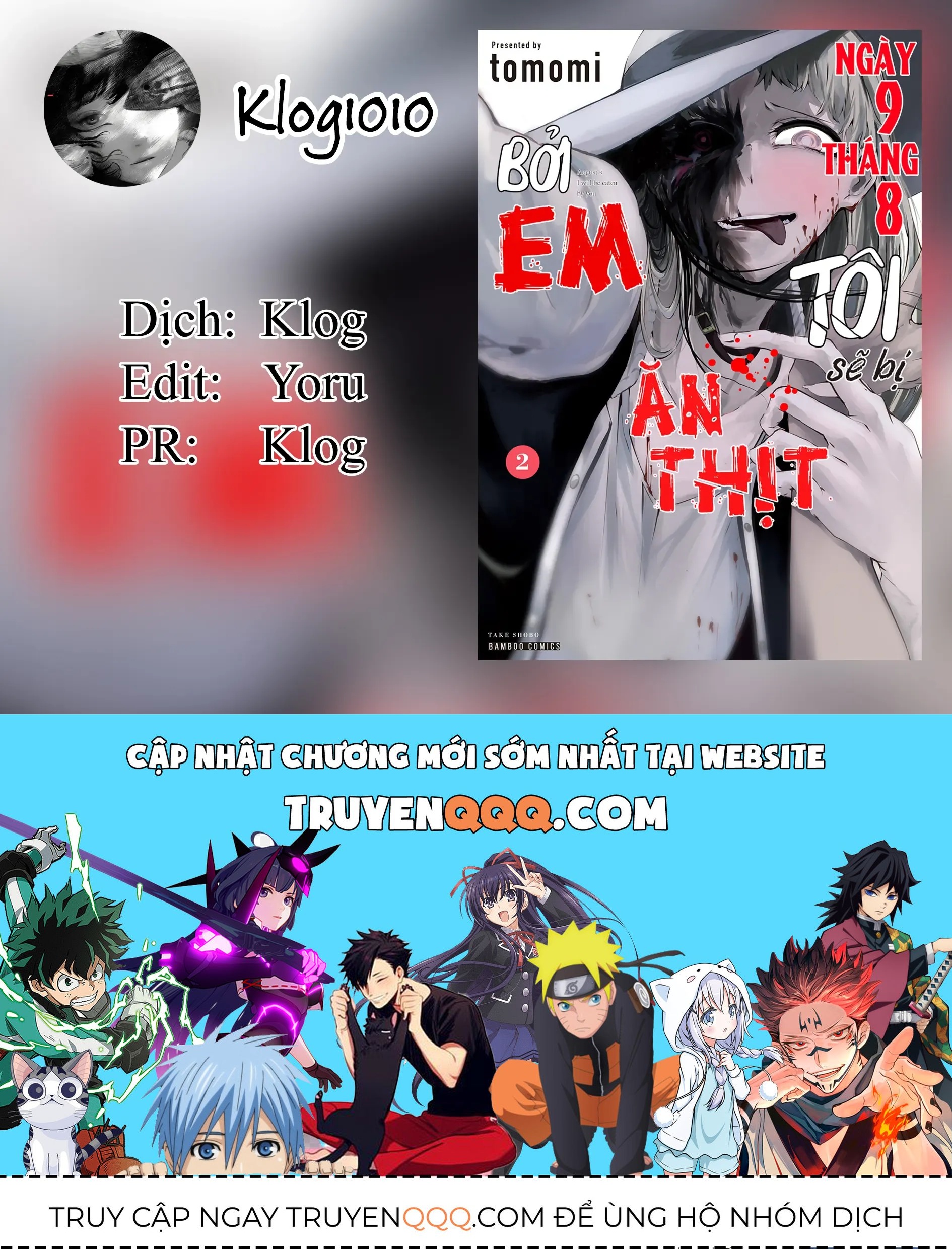 Ngày 9 Tháng 8 Tôi Sẽ Bị Ăn Thịt Bởi Em [Chap 1-15] — trang 24