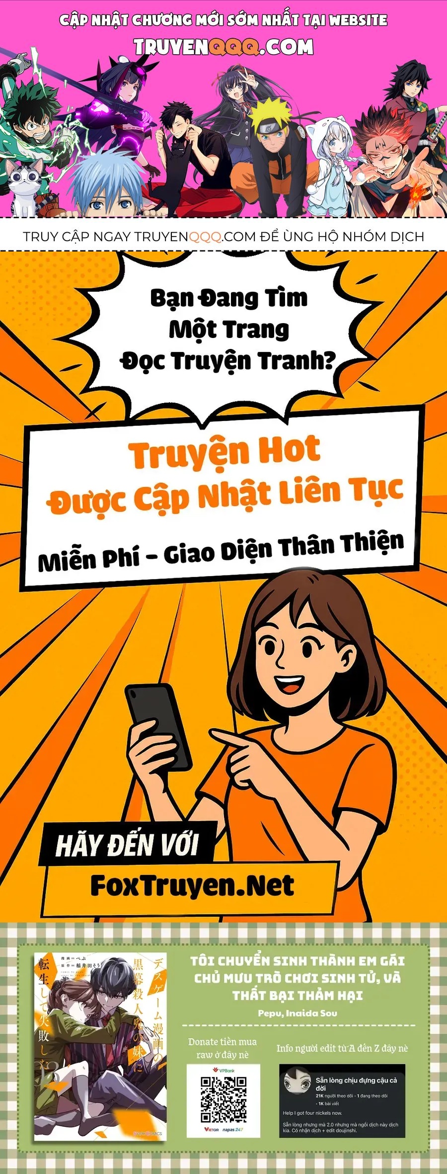 Tôi Chuyển Sinh Thành Em Gái Chủ Mưu Trò Chơi Sinh Tử Và Thất Bại Thảm Hại [Chap 20-25] — trang 0