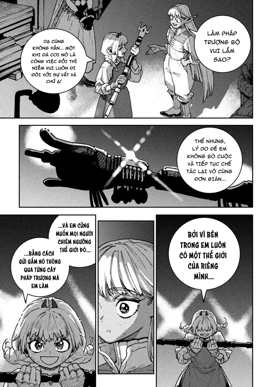 Nàng Dark Elf Với Ma Lực Tàn Phai - Chương 3 - Trang 22