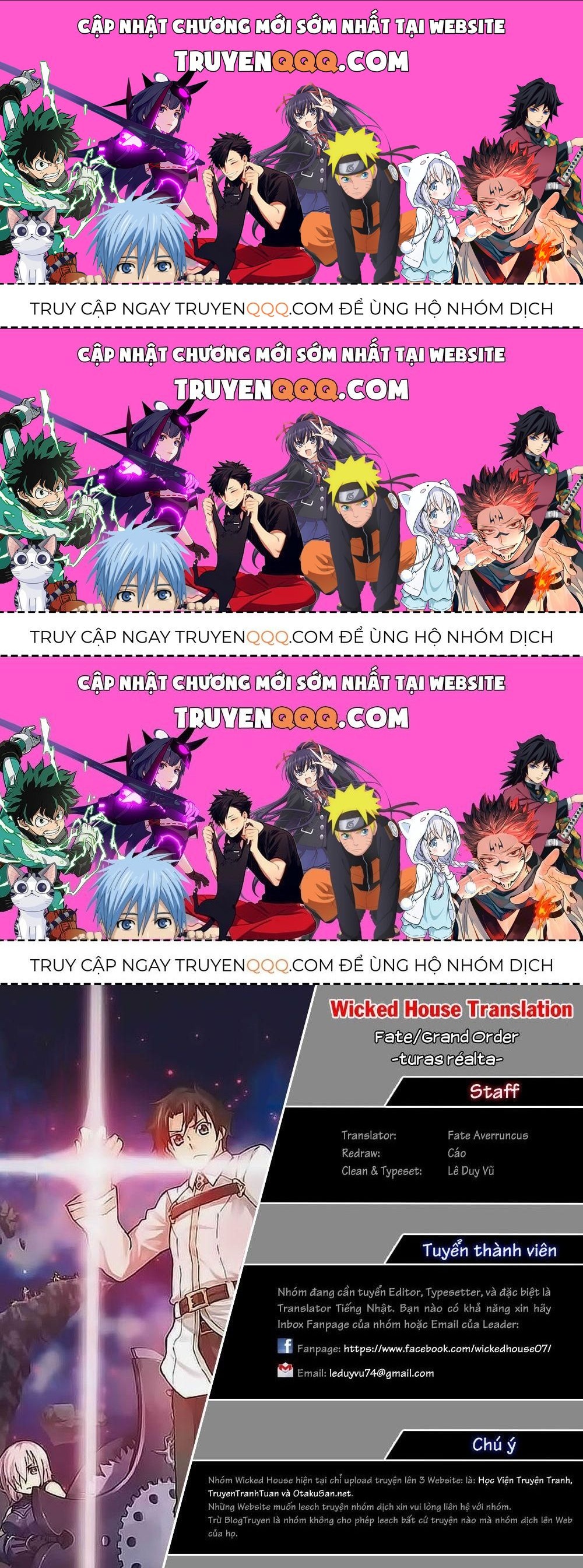 FateGrand Order - Turas Realta [Chap 1-78] — trang 0