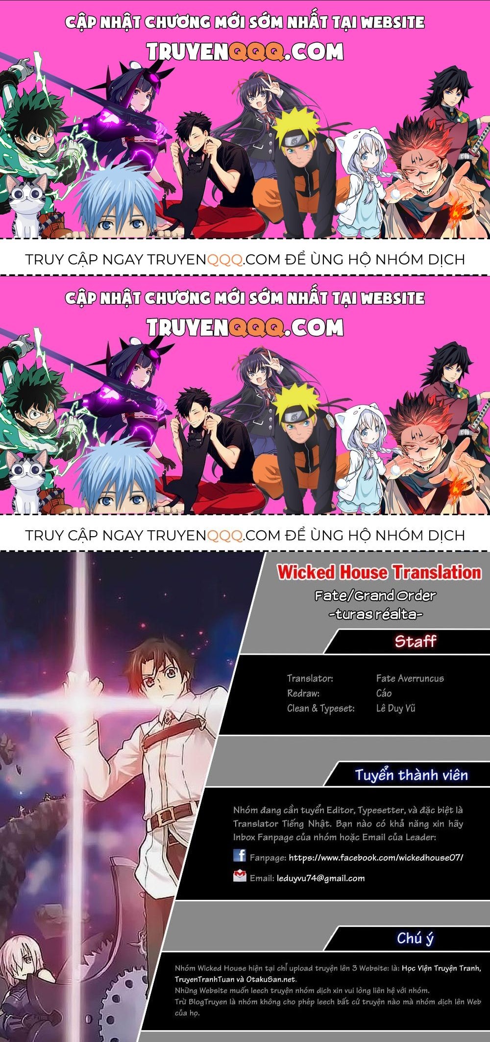 FateGrand Order - Turas Realta [Chap 1-78] — trang 0