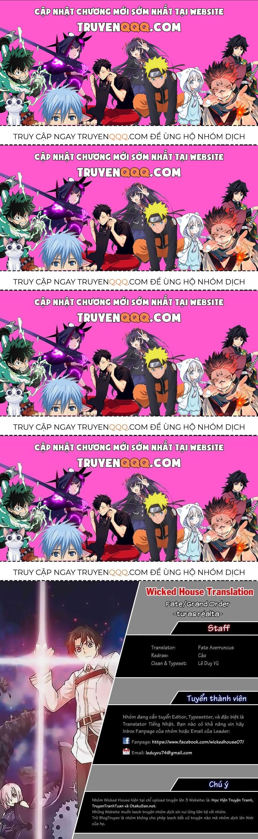 FateGrand Order - Turas Realta [Chap 1-78] — trang 0
