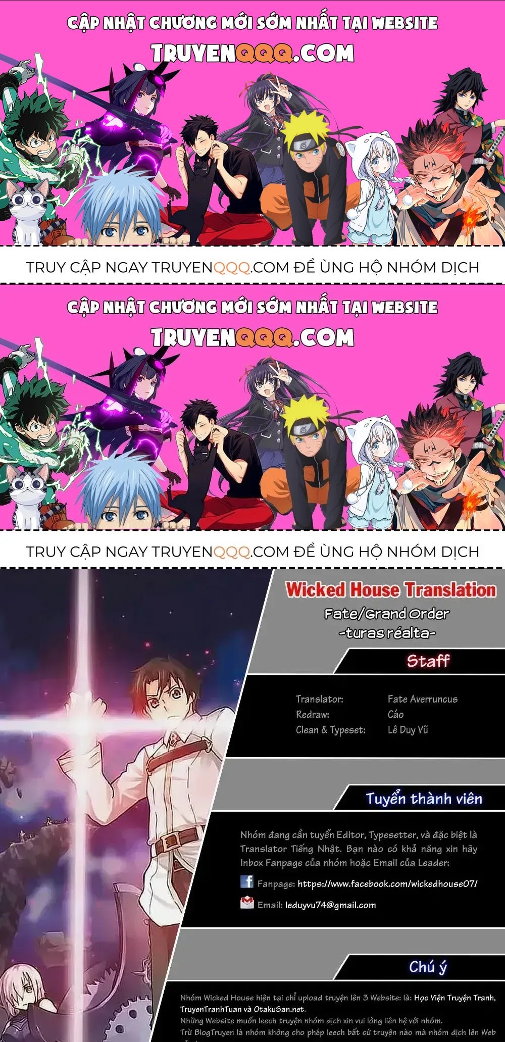 FateGrand Order - Turas Realta [Chap 1-78] — trang 0