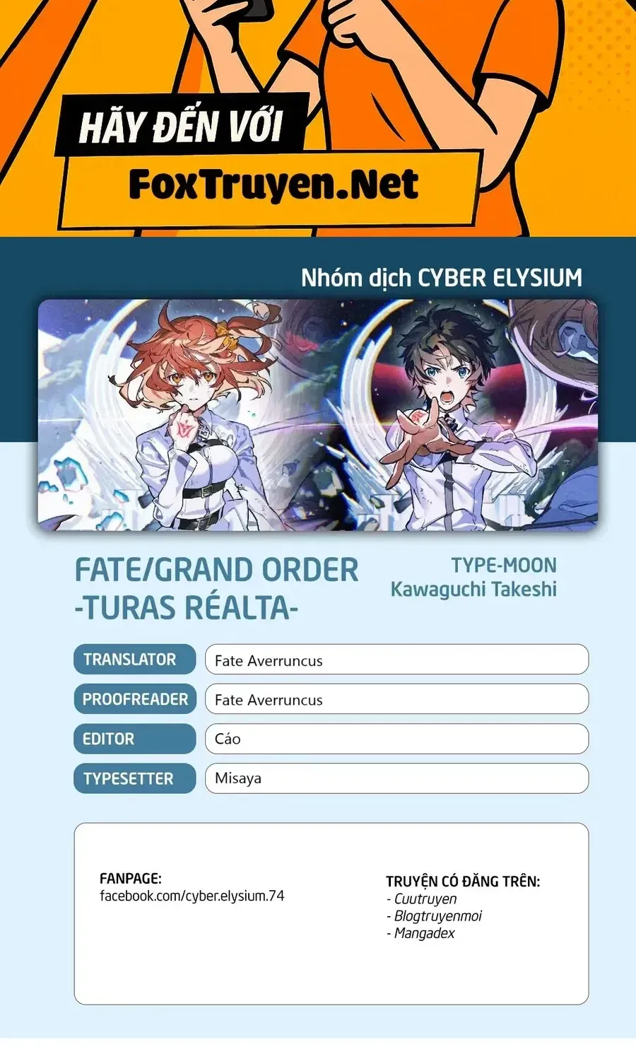 FateGrand Order - Turas Realta [Chap 1-78] — trang 1