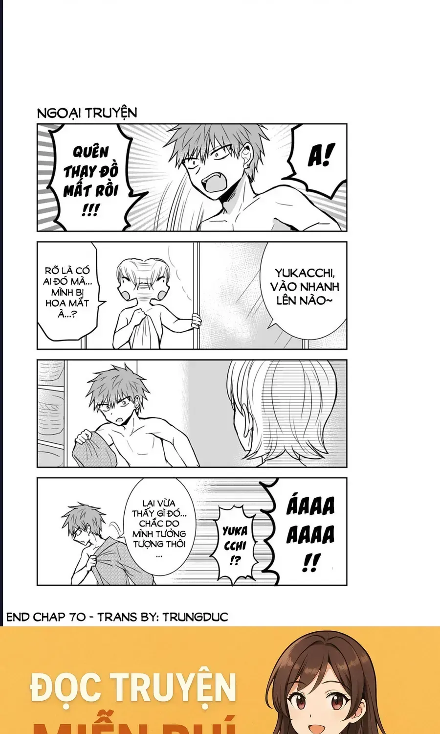 Kao Ni Denai Kashiwada-San To Kao Ni Deru Oota-Kun [Chap 70] — trang 10