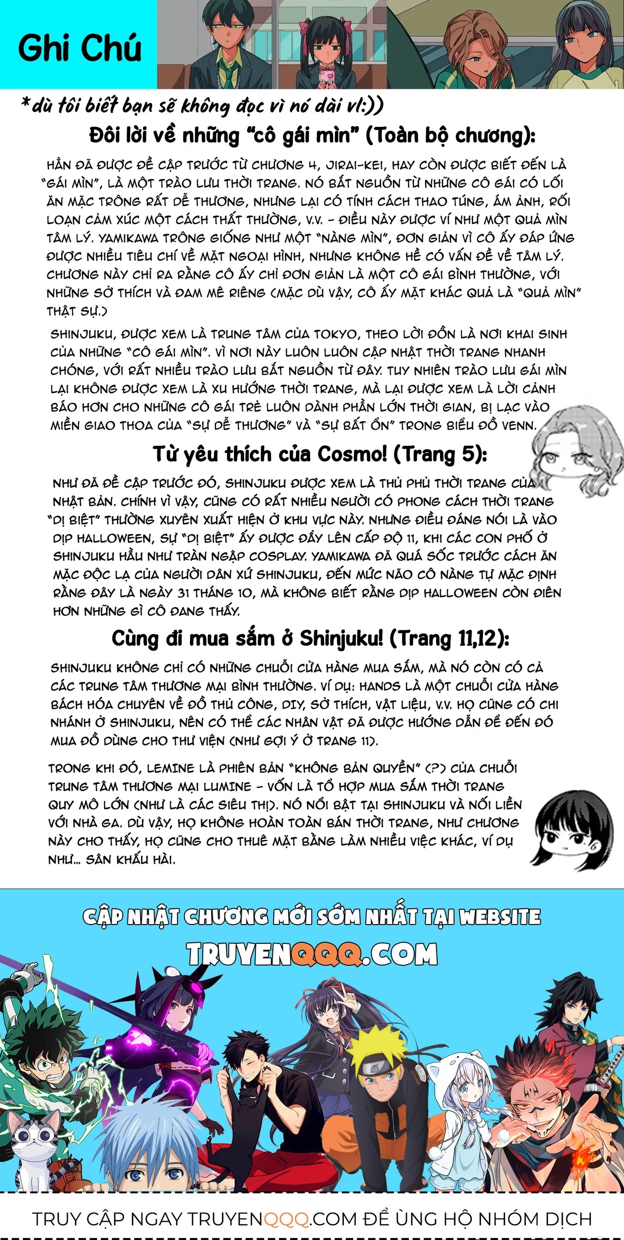 Các Cô Nàng Gal Luôn Nói Những Điều Phi Thường Chap 12 - Next Chap 11