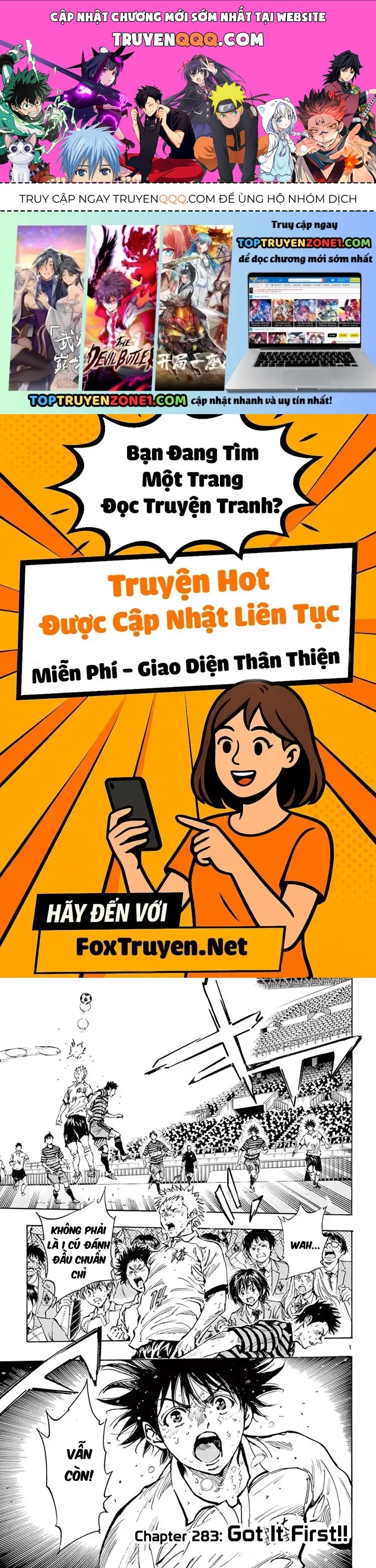 Be Blues! - Ao Ni Nare Chap 283 - Next Chap 282