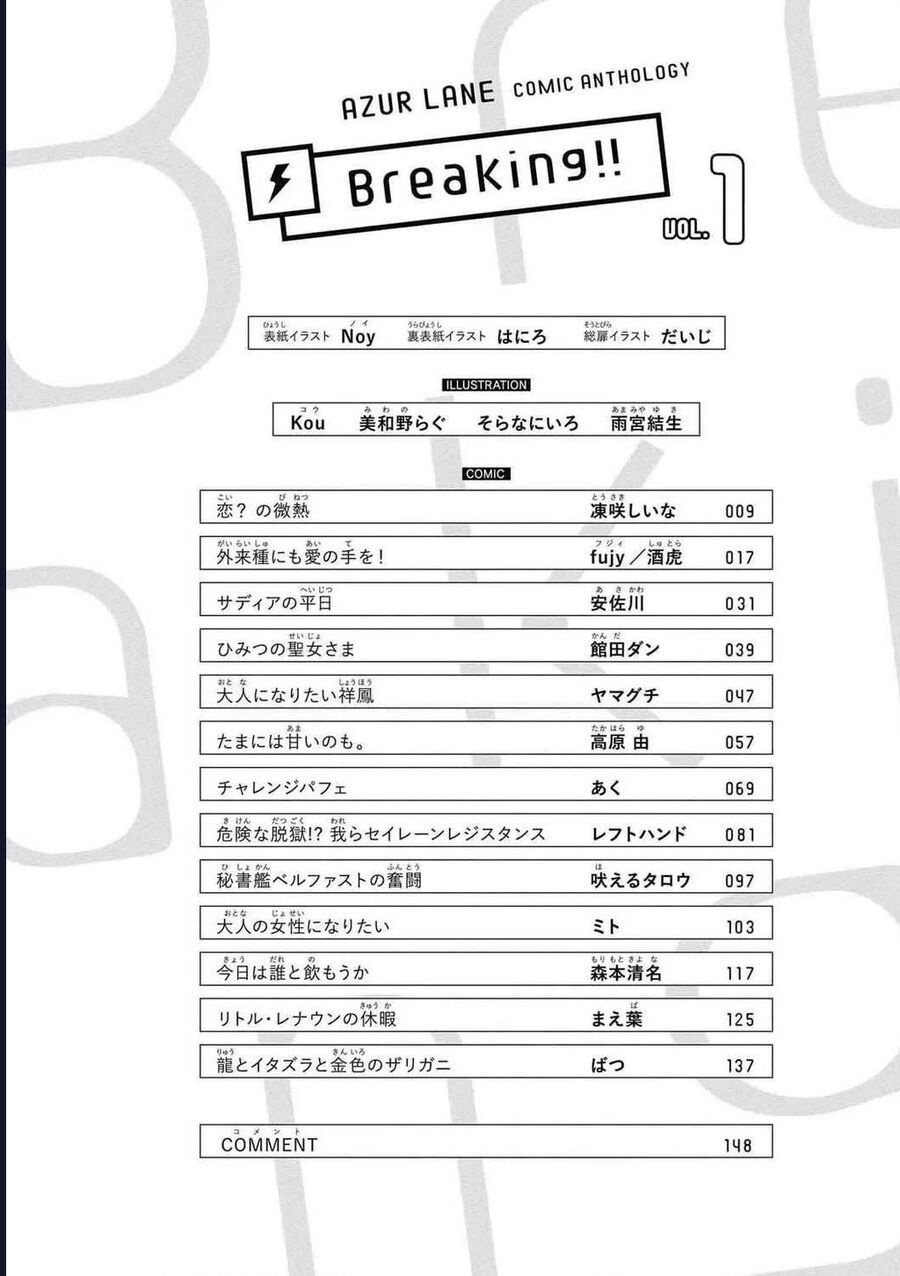 Azur Lane Comic Anthology Breaking