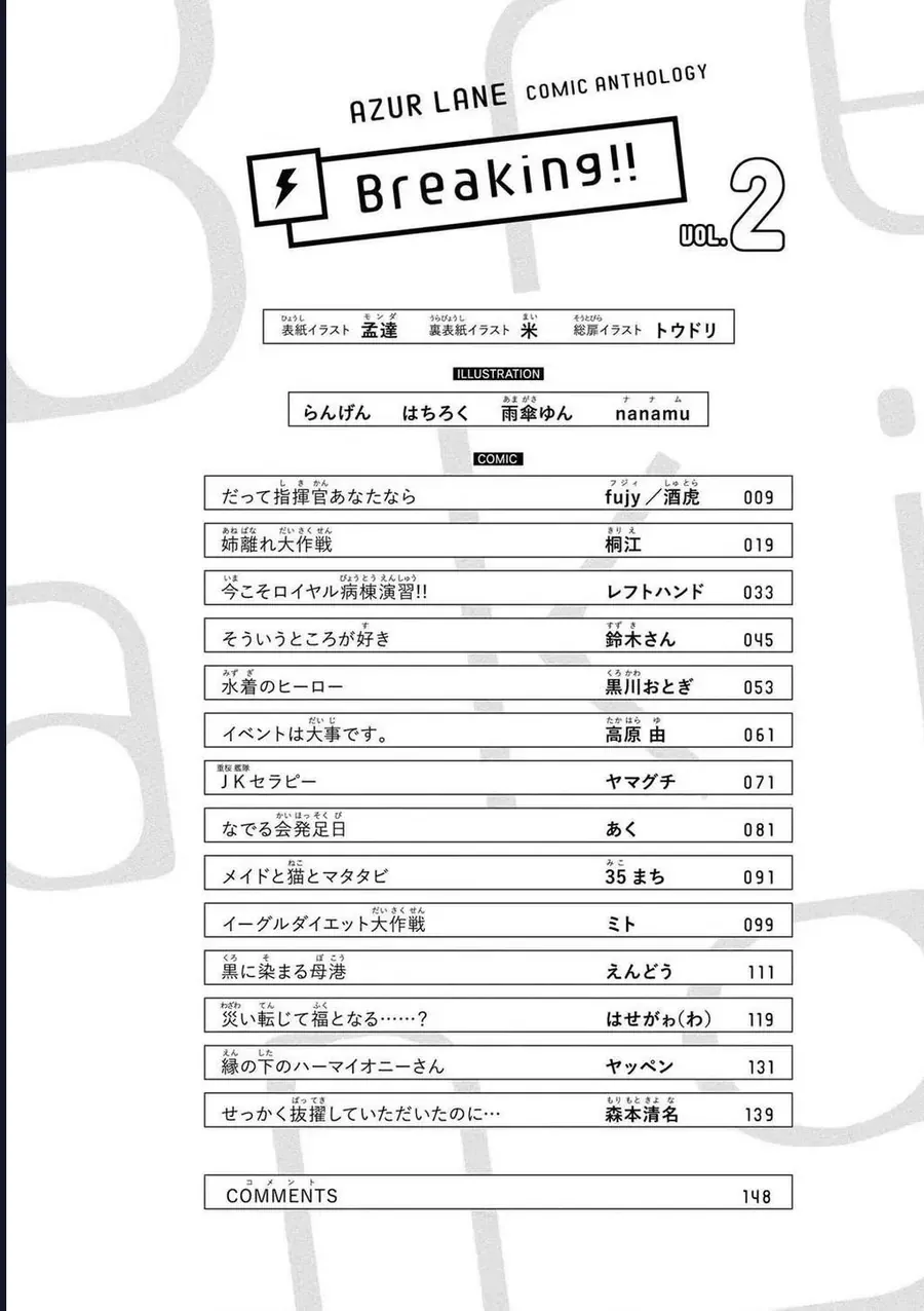 Azur Lane Comic Anthology Breaking