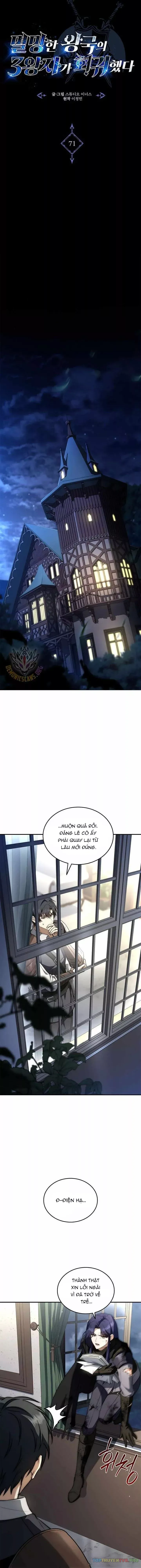 Tam Hoàng Tử Của Vong Quốc Hồi Quy Chap 71 - Next Chap 70