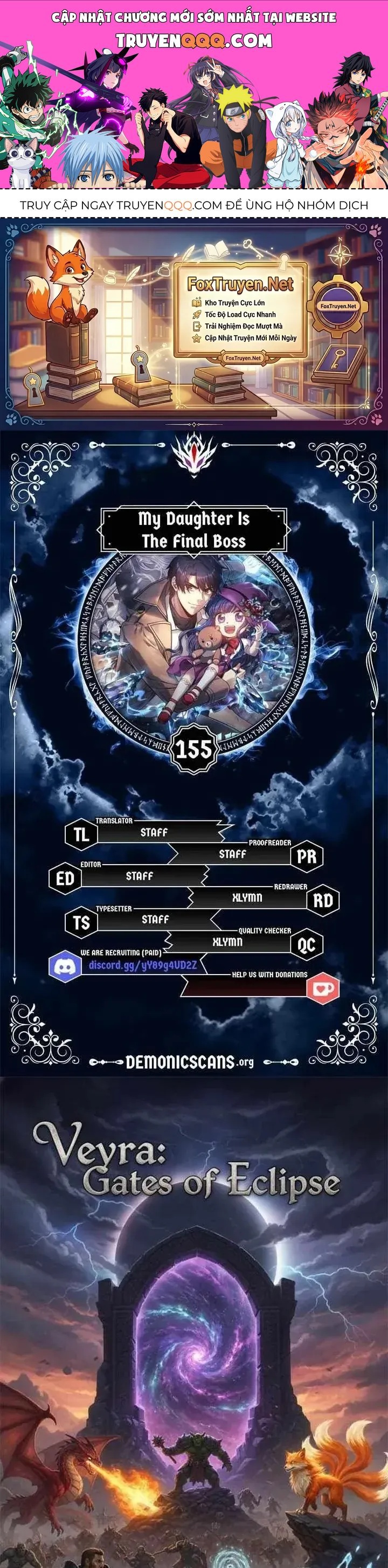 Con Gái Tôi Là Trùm Cuối Chap 155 - Next Chap 154