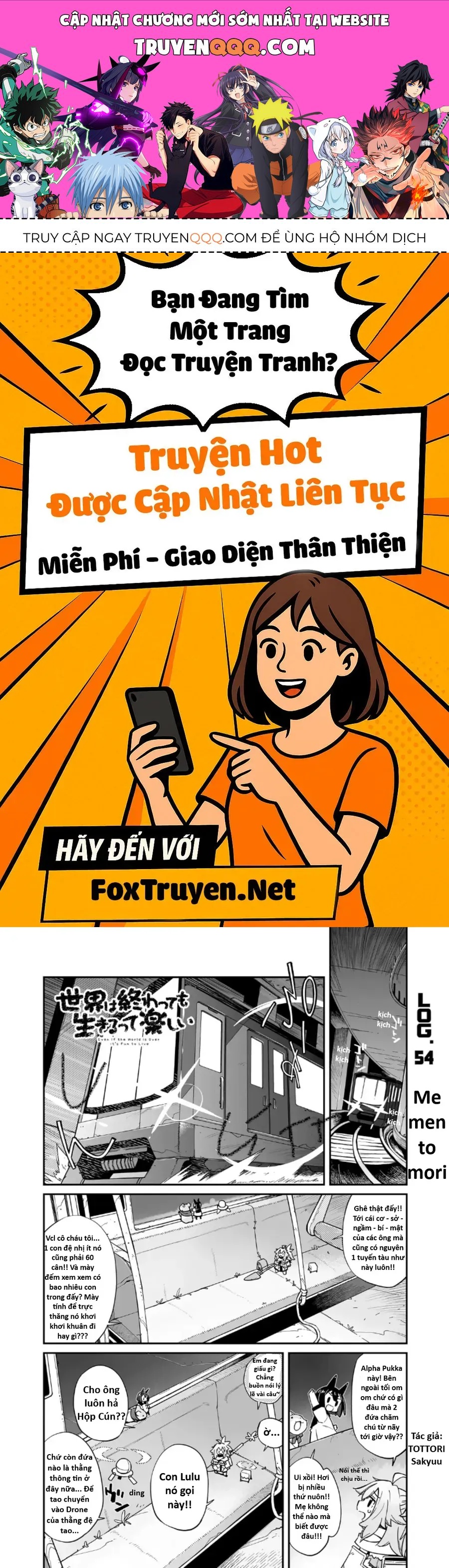 Ngay Cả Khi Hậu Tận Thế, Thật Hạnh Phúc Khi Vẫn Còn Được Sống... (Puchimasu Miếu) Chap 54.1 - Next Chap 53.2