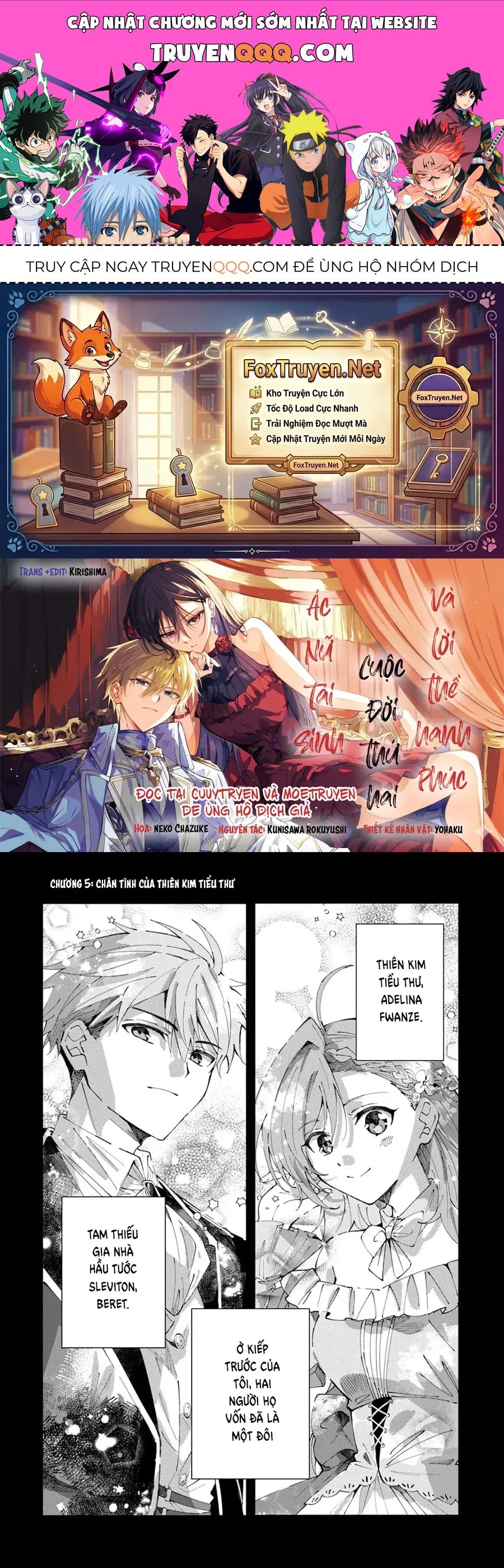 Ác Nữ Tái Sinh, Cuộc Sống Thứ Hai Và Lời Thề Hạnh Phúc Chap 5 - Next Chap 4
