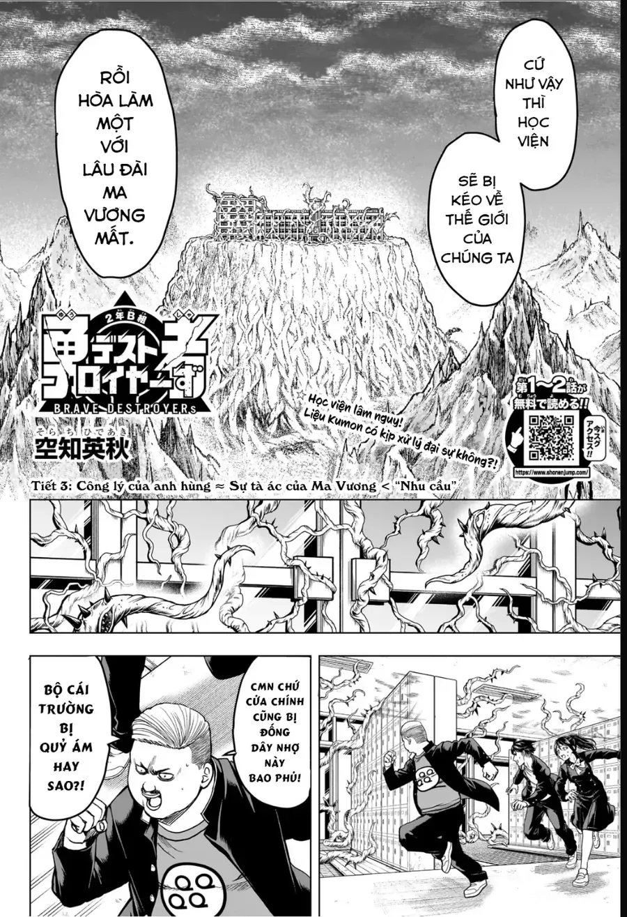 Tổ Đội Hủy Diệt Anh Hùng Lớp 2B Chap 3 - Next Chap 2