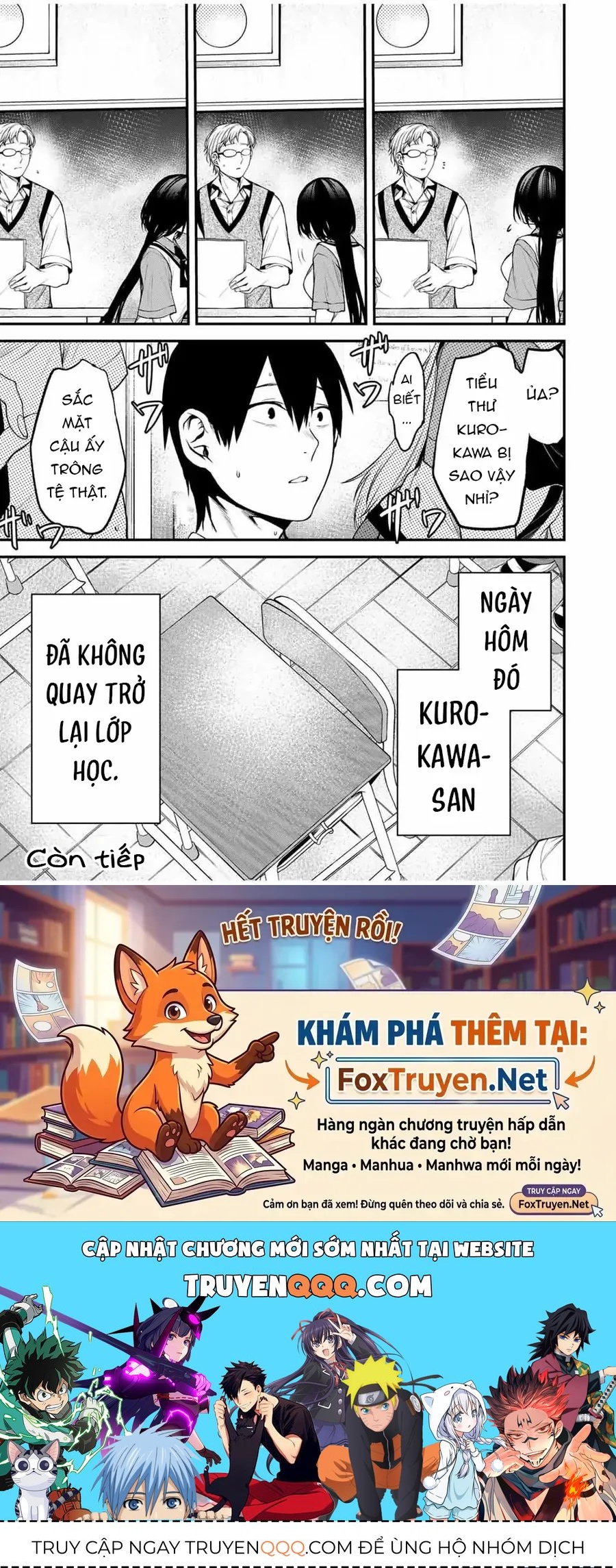 Cô Bạn Bàn Bên Kurokawa Chap 31 - Next Chap 30