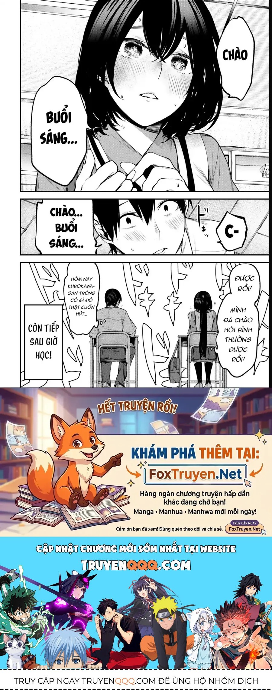 Cô Bạn Bàn Bên Kurokawa Chap 35 - Next Chap 34