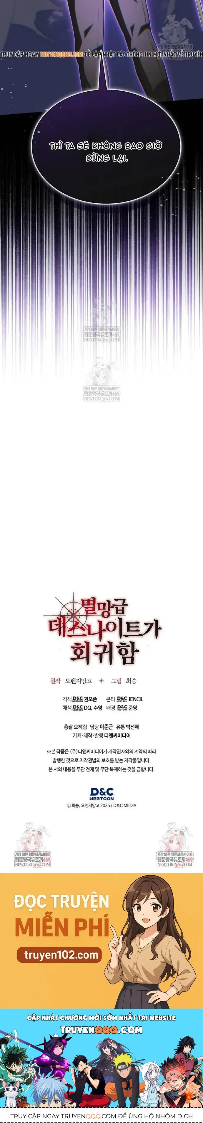 Sự Trở Lại Của Kỵ Sĩ Tử Thần Cấp Thảm Hoạ Chap 55 - Next Chap 54