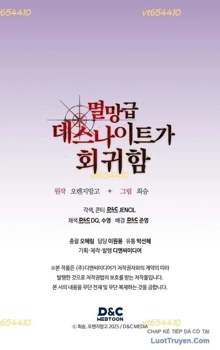 Sự Trở Lại Của Kỵ Sĩ Tử Thần Cấp Thảm Hoạ Chap 63 - Next Chap 62