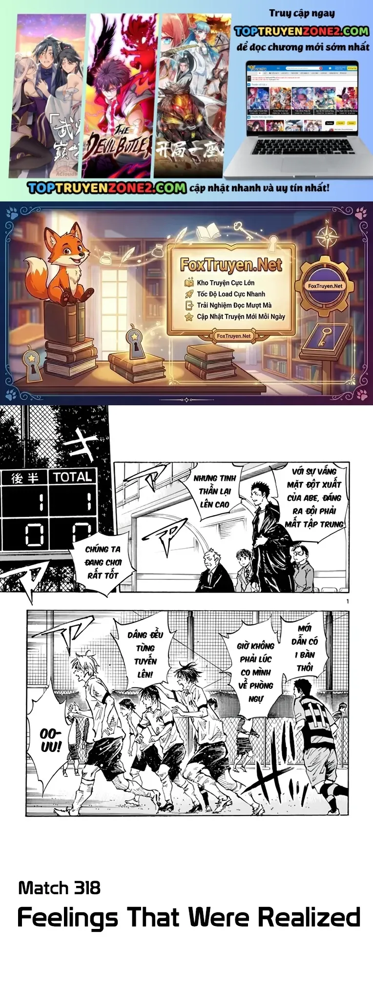 Be Blues! - Ao Ni Nare Chap 318 - Next Chap 317