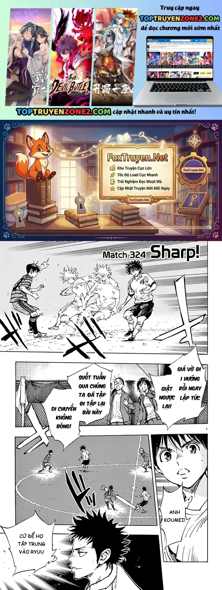 Be Blues! - Ao Ni Nare Chap 324 - Next Chap 323