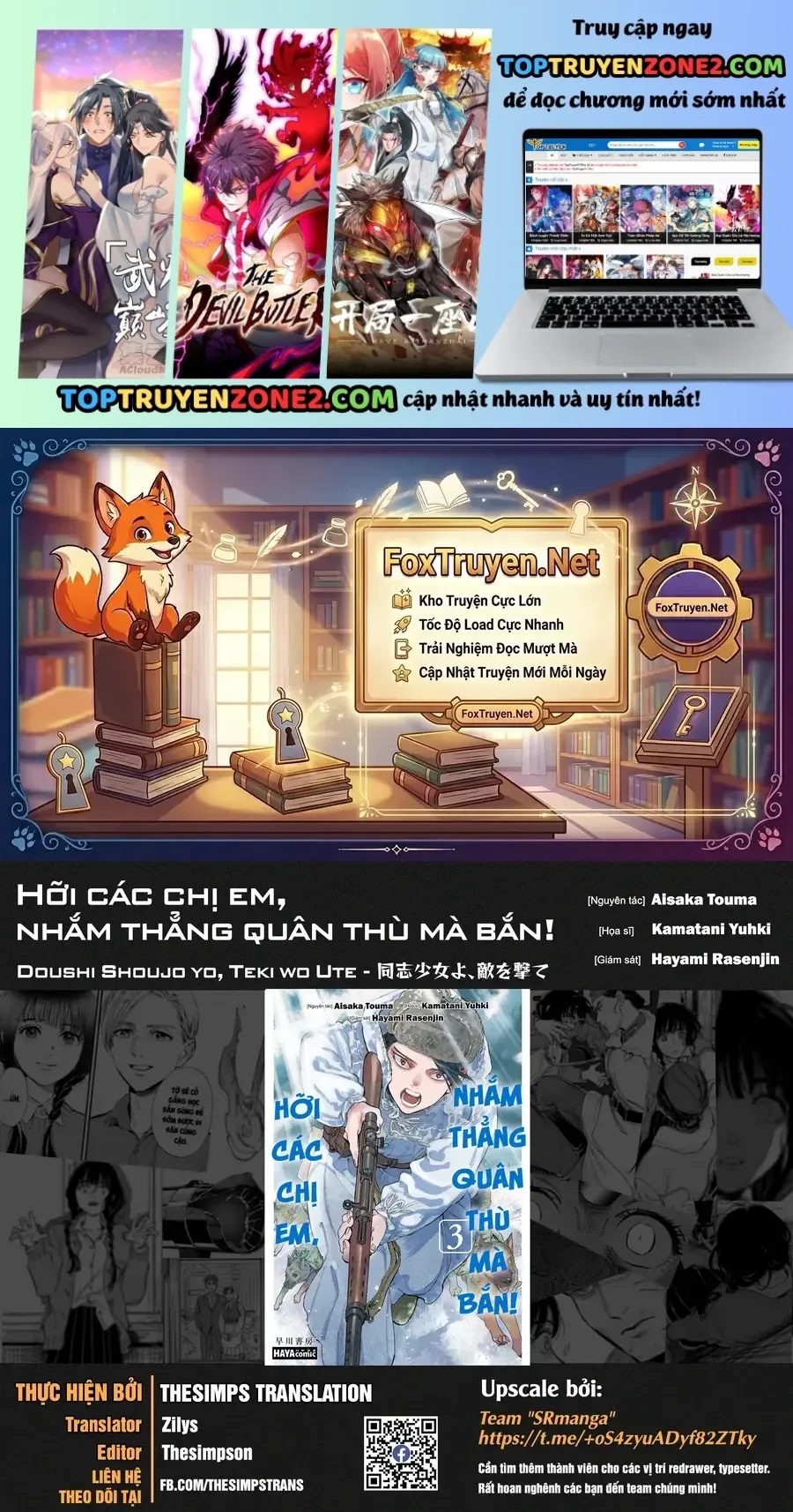 Hỡi Các Chị Em, Nhắm Thẳng Quân Thù Mà Bắn. Chap 19 - Next Chap 18