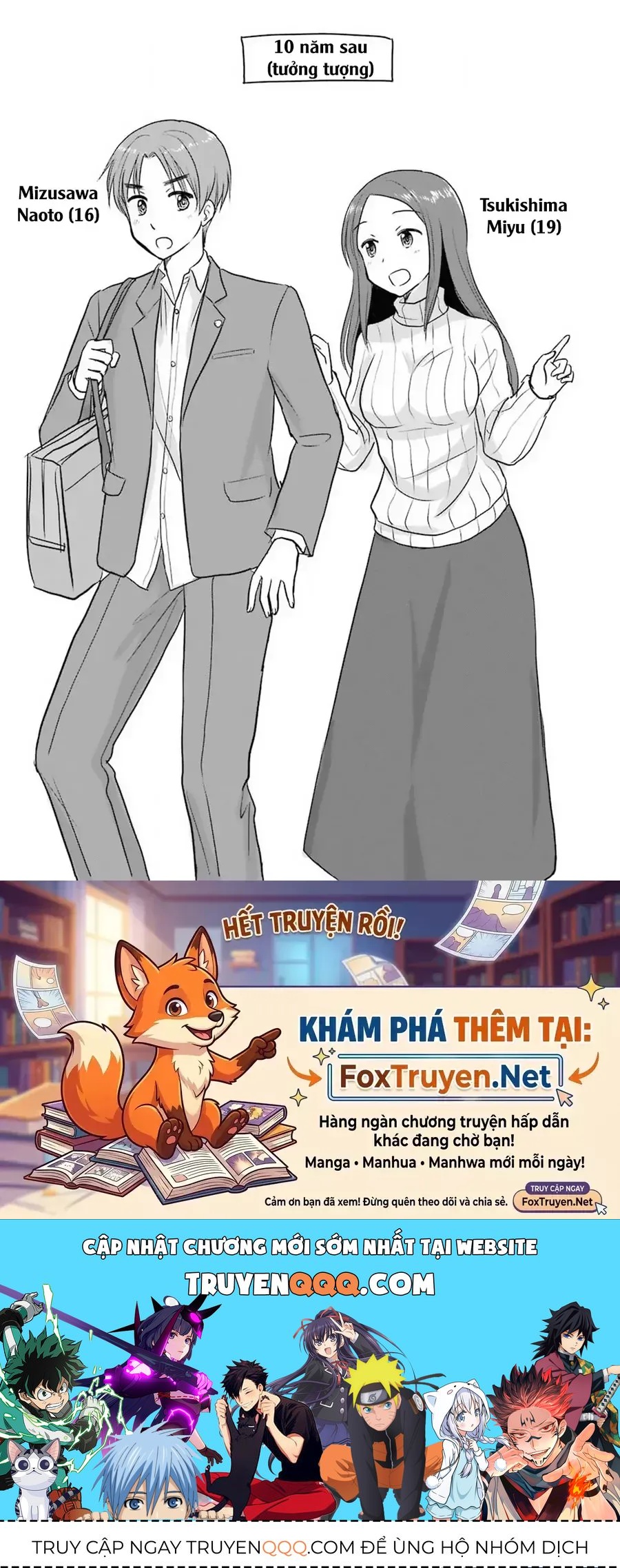 Cách nhau 3 tuổi